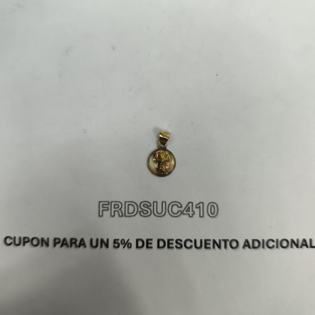 MEDALLA RELIGIOSA ORO 10 K 0,70 GRMS (SEMINUEVO)