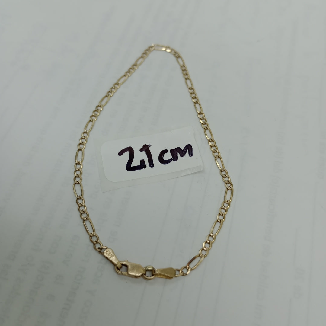 PULSERA ORO 14 K 2,00 GRMS (SEMINUEVO)