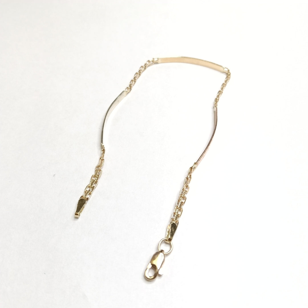 PULSERA ESPECIAL 10K 18 CM 2.5 GR (NUEVO)