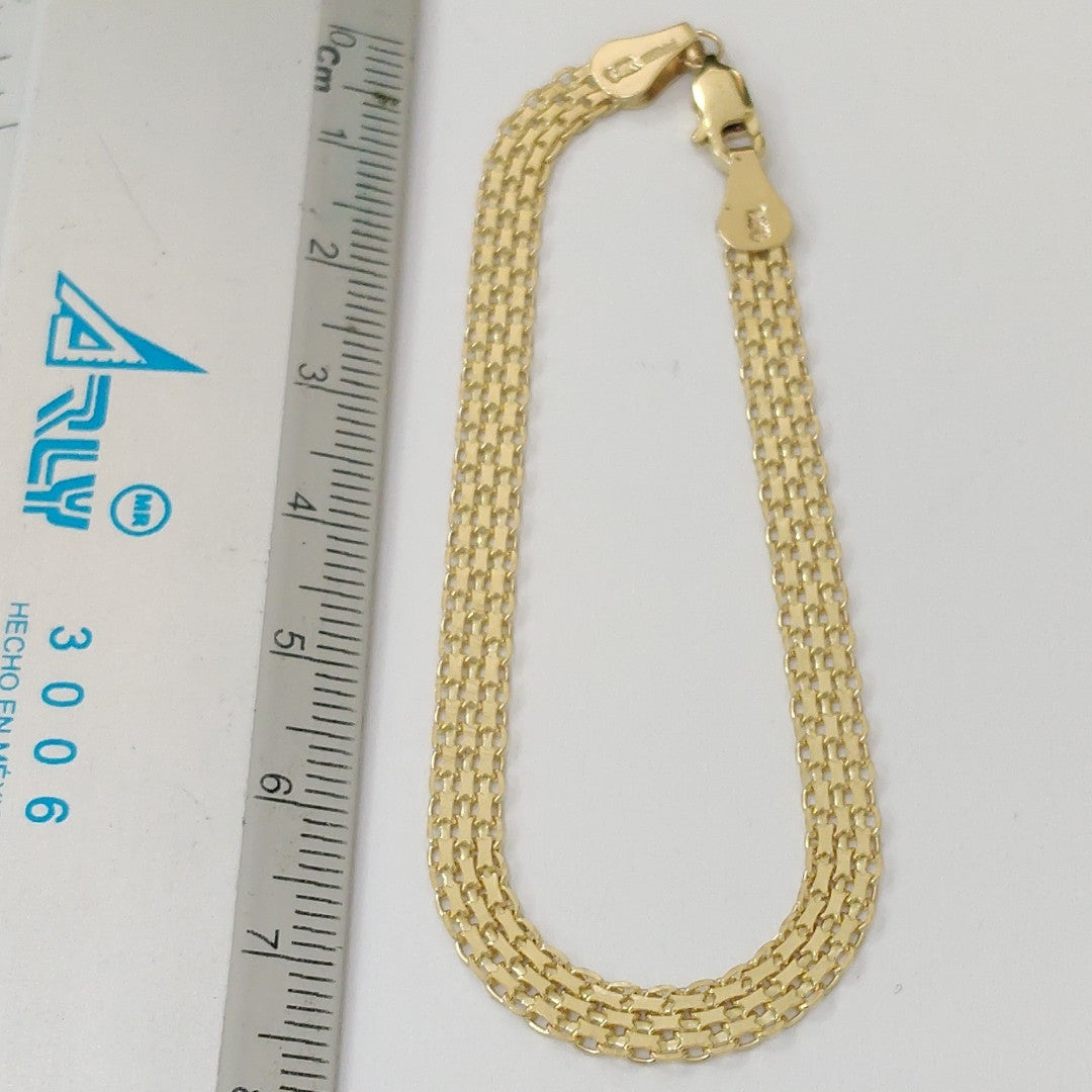 PULSERA ESPECIAL 14K 18 CM 4.4 GR (NUEVO)