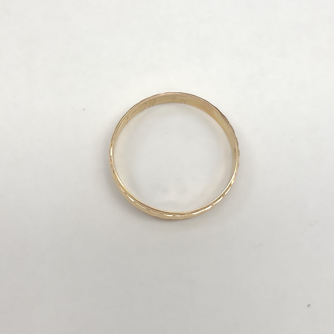 ARGOLLA ORO 10 K 1.2 GRMS (SEMINUEVO)