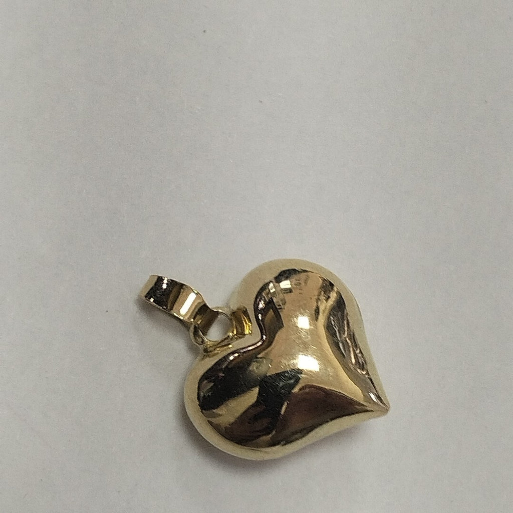 DIJE TEJIDO CORAZON LISO 14K 1.2 GR (NUEVO)