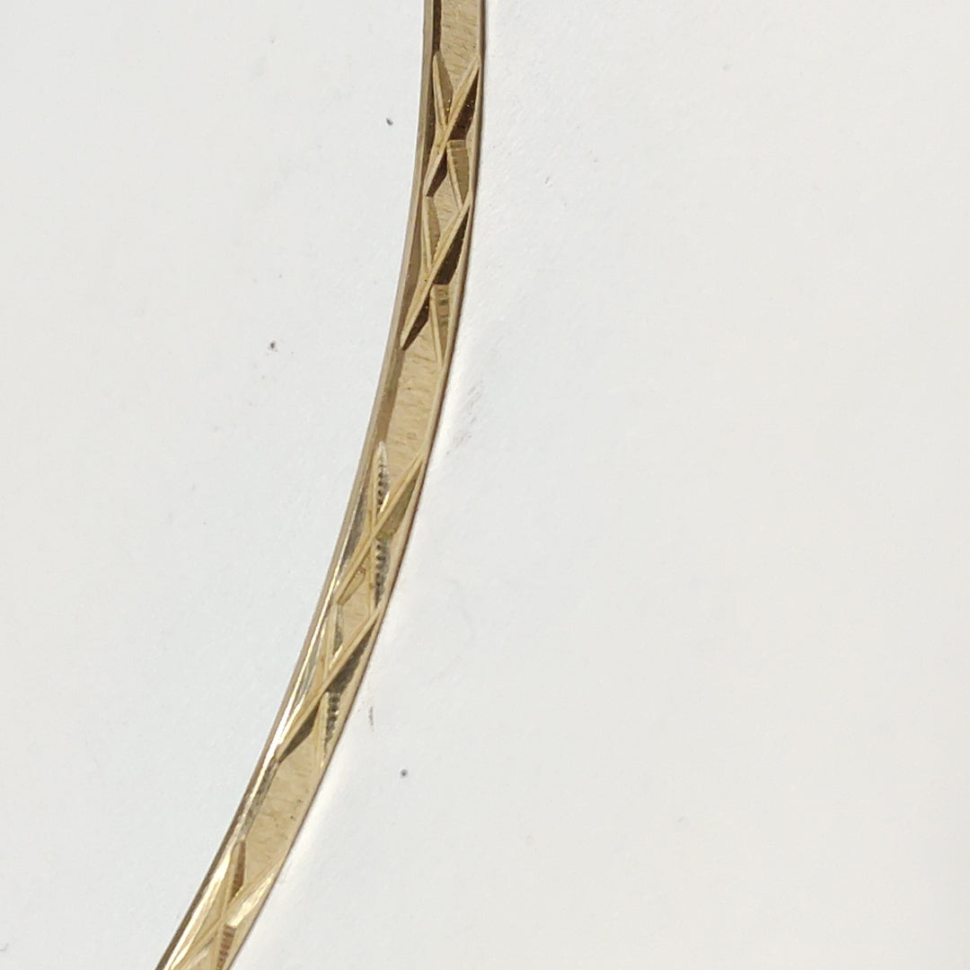 PULSERA RIGIDA ORO 14 K 4,10 GRMS (SEMINUEVO)