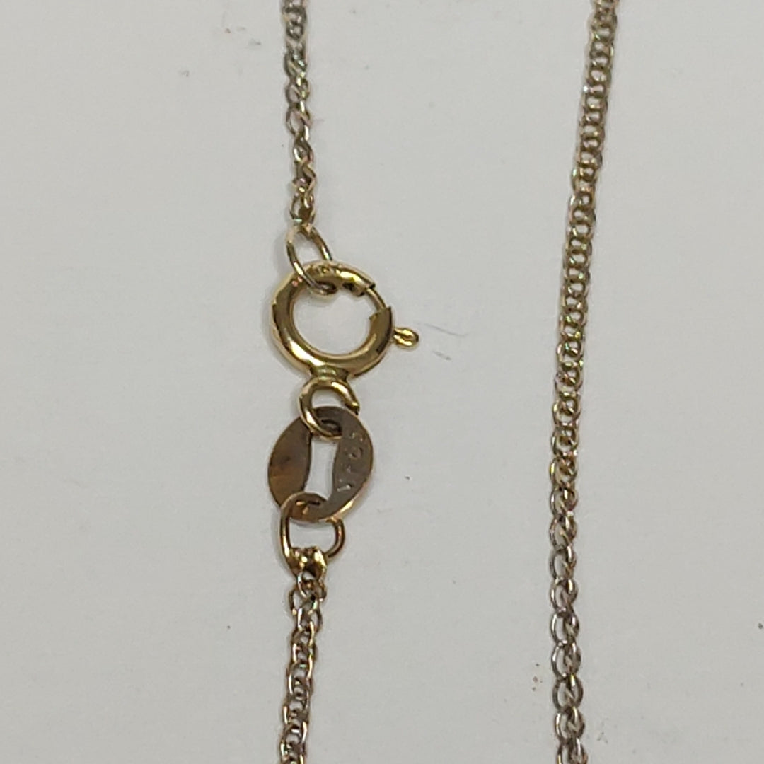 CADENA ORO BLANCO 14 K 1,20 GRMS (SEMINUEVO)