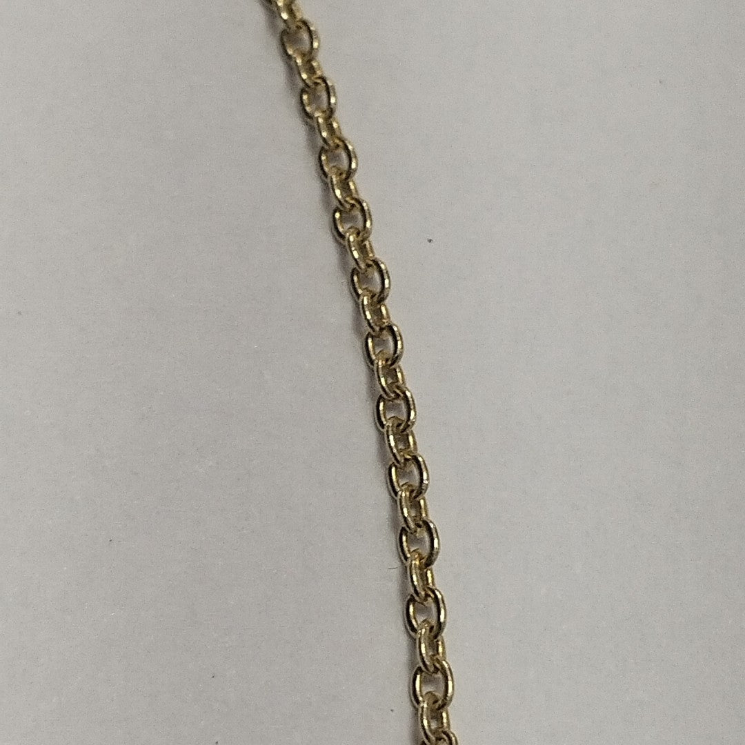 PULSERA TEJIDO ESP CON TREBOL 14K 18 CM 1.5 GR (NUEVO)