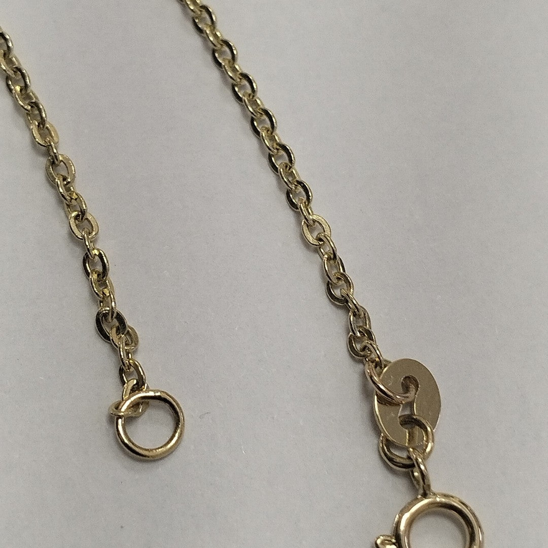 PULSERA TEJIDO ESPECIAL MARIPOSA CON ESMALTE 14K 18 CM 1.9 GR (NUEVO)