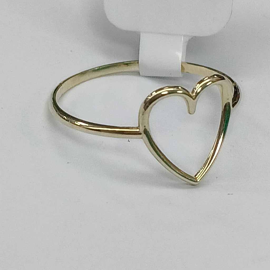 ANILLOS ANILLITO FIG CORAZON 10K TALLA 9 0.8 GR (NUEVO)