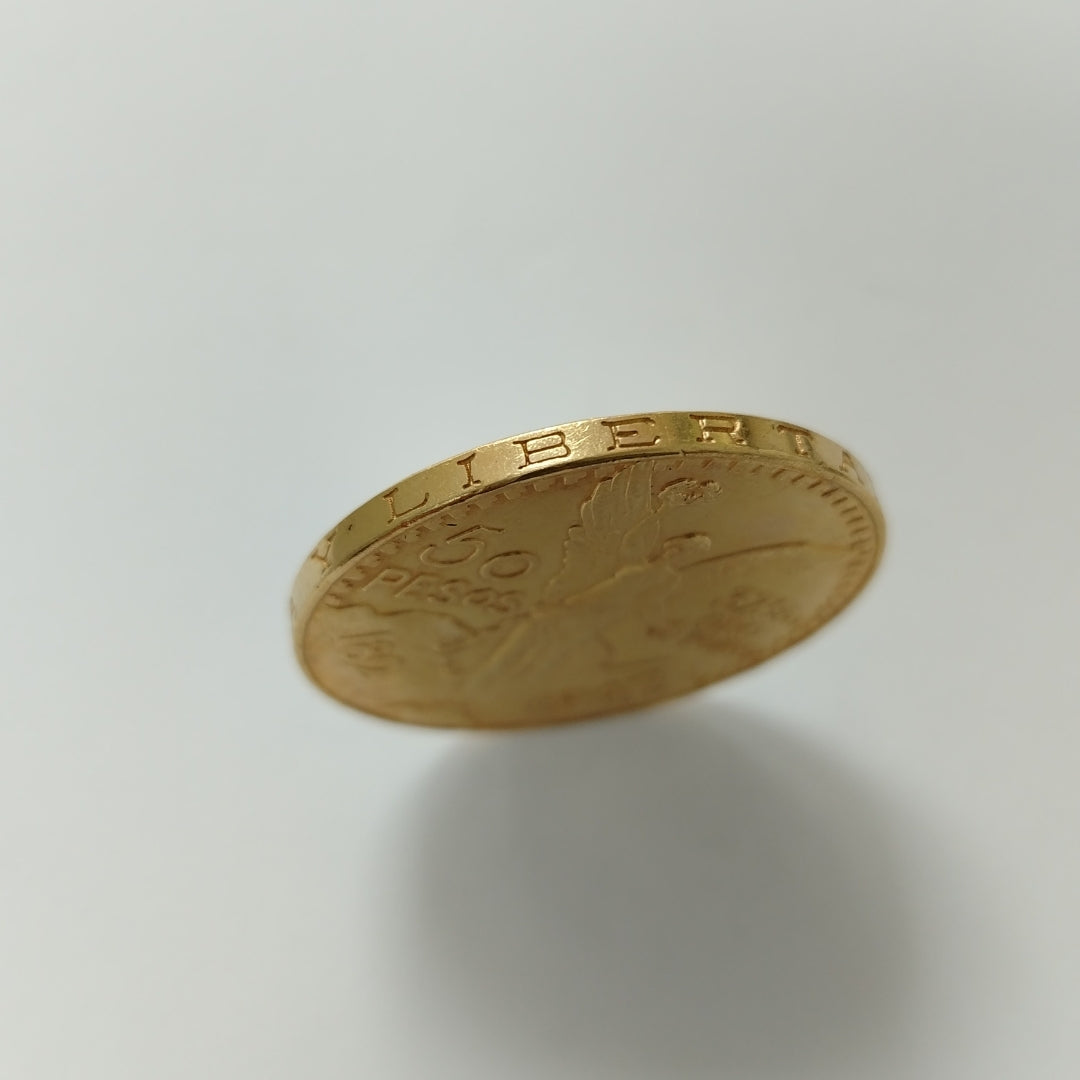 K1 41.6 GRMS 21 K IDENTIFICACIÓN MONEDA NOMINATIVA MONEDAS PESOS 50 PESOS (SEMINUEVO)