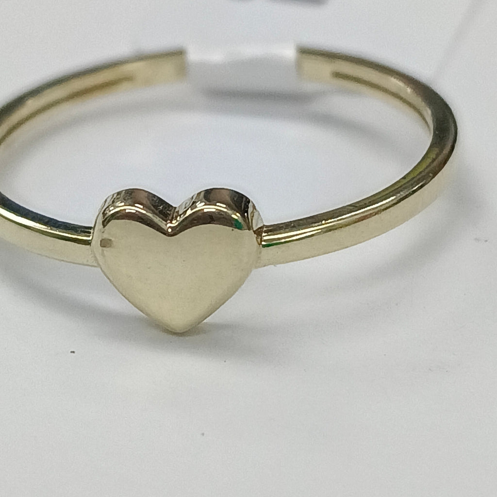 ANILLOS ANILLITO FIG CORAZON 10K TALLA 8 1.1 GR (NUEVO)