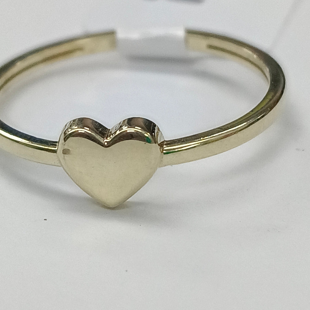 ANILLOS ANILLITO FIG CORAZON 10K TALLA 8 1.1 GR (NUEVO)