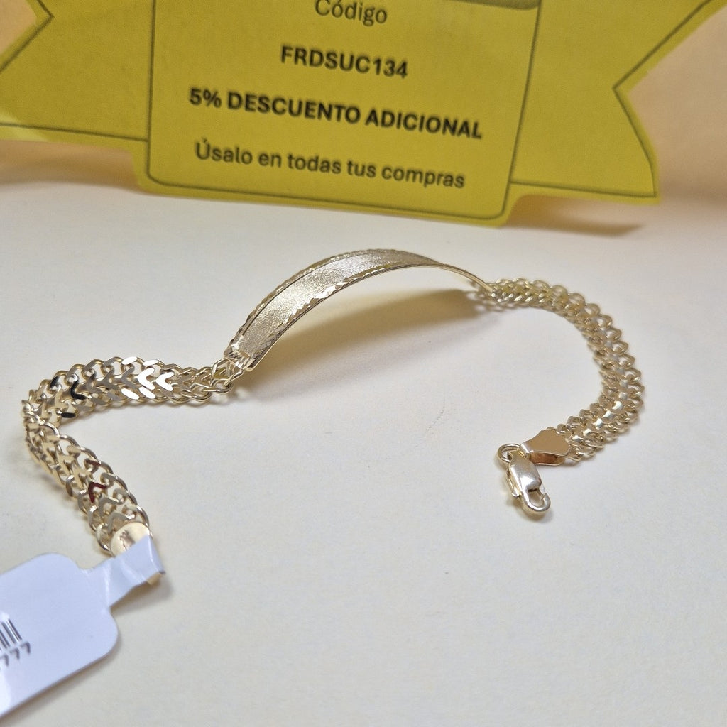 PULSERA ESCLAVA CHINO 14K 21 CM 9.9 GR (NUEVO)
