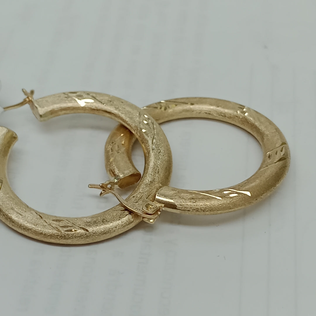 ARRACADAS PAR ORO 10 K 5,80 GRMS (SEMINUEVO)