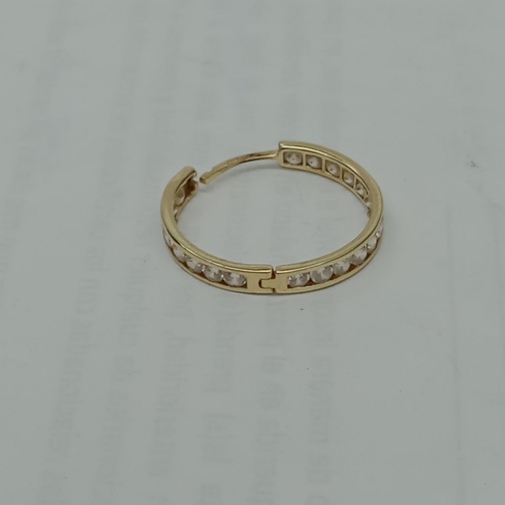 ARRACADAS PAR ORO 14 K 3.2 GRMS (SEMINUEVO)