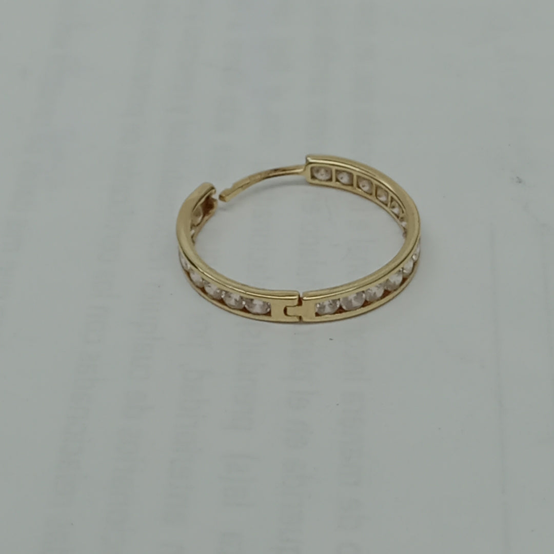ARRACADAS PAR ORO 14 K 3.2 GRMS (SEMINUEVO)
