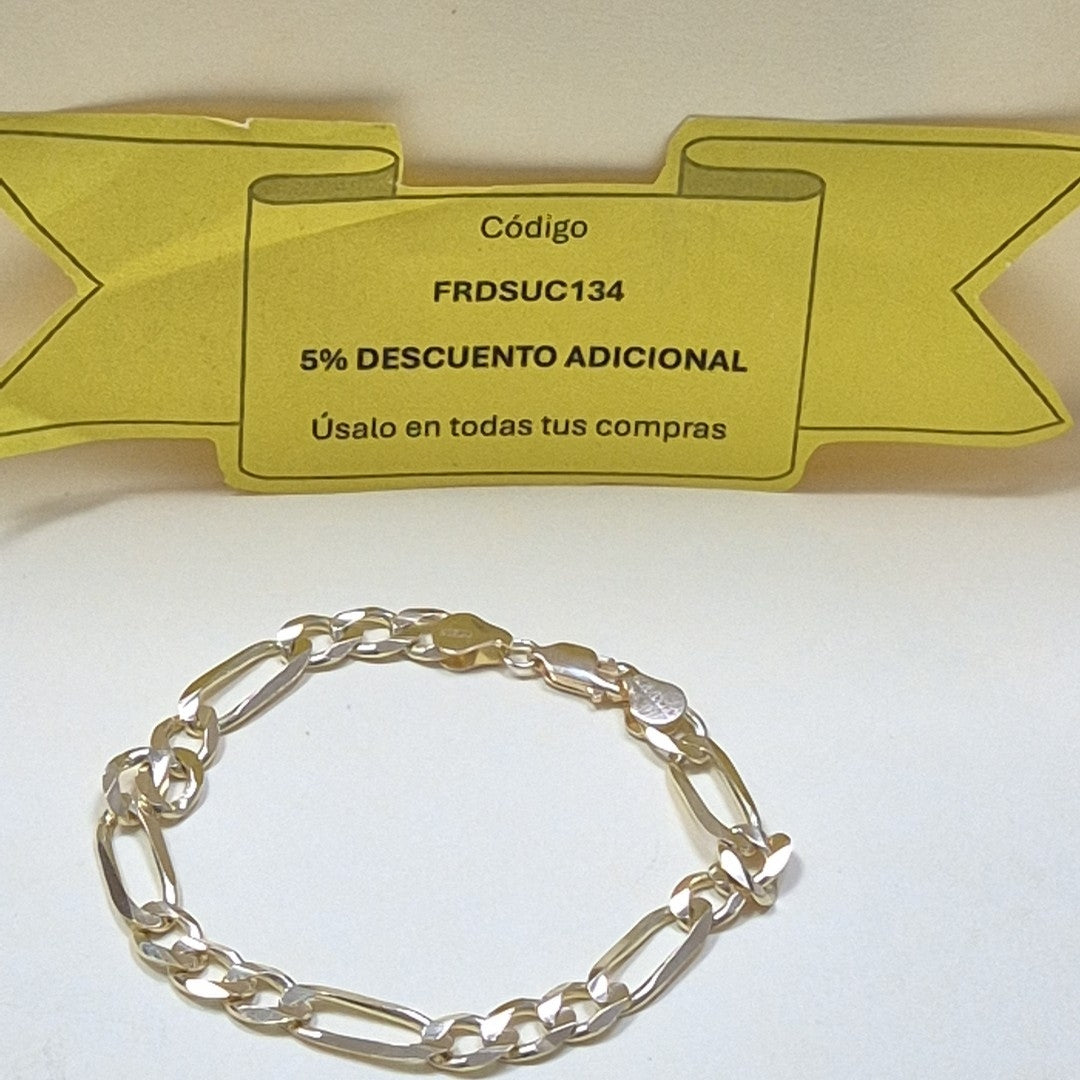 PULSERA 3X1 14K 21 CM 14 GR (NUEVO)