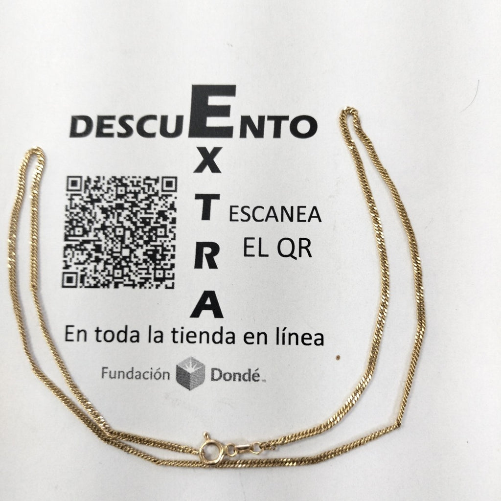 GARGANTILLA ORO 14 K 3.4 GRMS (SEMINUEVO)