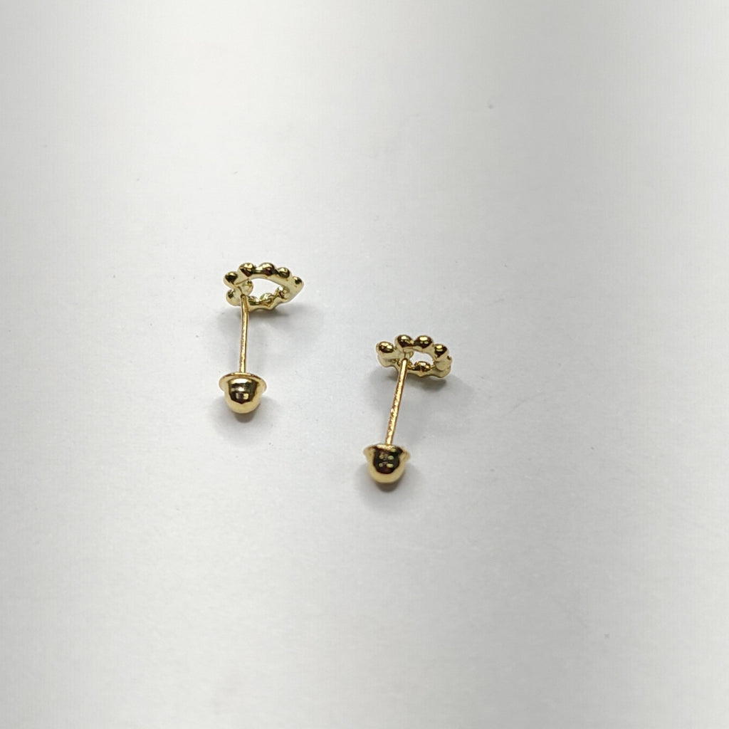 BROQUELES BROQUEL FIG CORAZON 14K 0.23 GR (NUEVO)