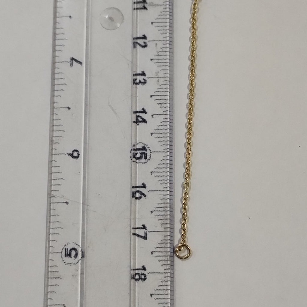 PULSERA TEJIDO ESPECIAL FIG AROS UNIDOS C CIRCS 14K 18 CM 2.1 GR (NUEVO)