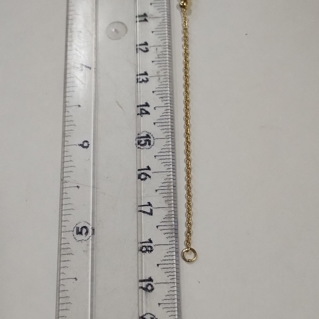 PULSERA TEJIDO ESPECIAL CON FIGURA CORAZON CON ESMALTE AZUL 14K 18 CM 2 GR (NUEVO)