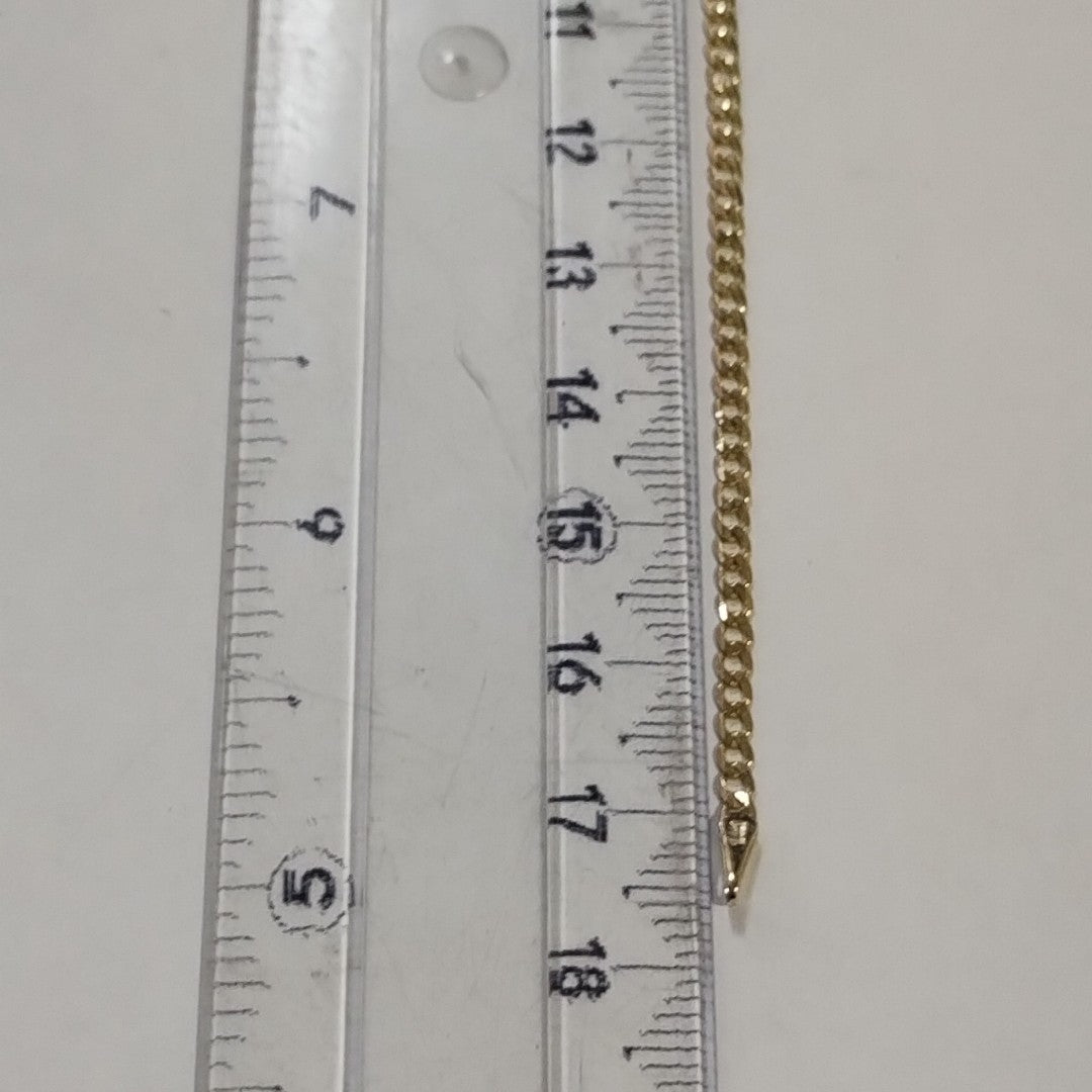 PULSERA BARBADA 14K 18 CM 2 GR (NUEVO)