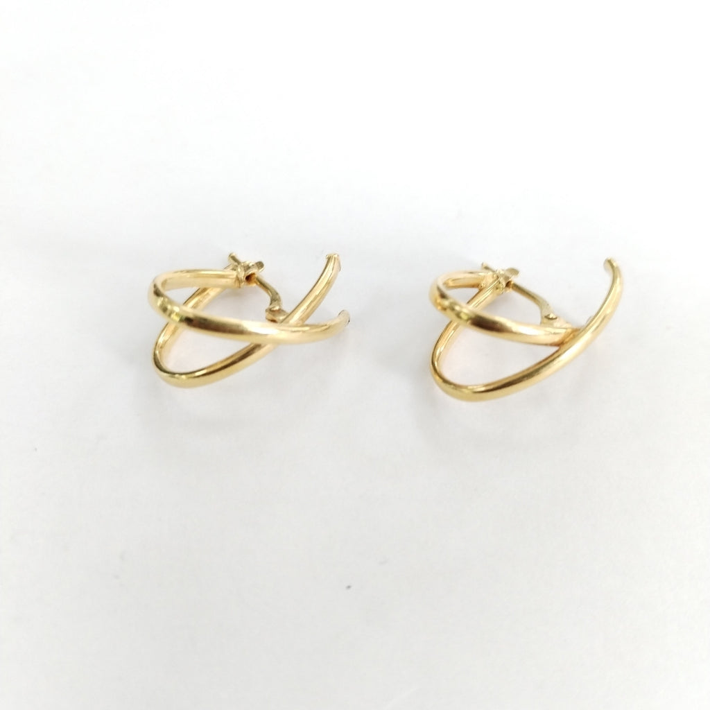 ARRACADAS PAR ORO 14 K 1.4 GRMS (SEMINUEVO)