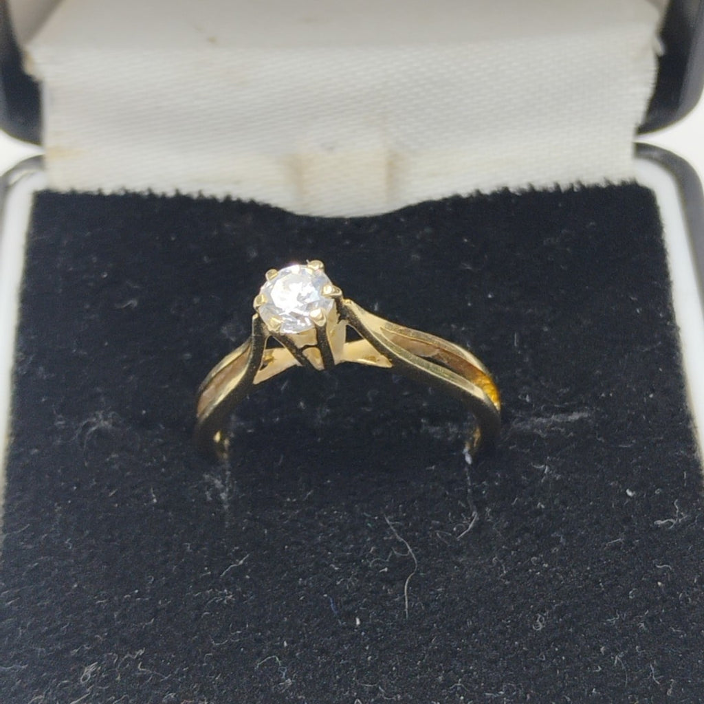 SOLITARIO ORO 14 K 2,50 GRMS (SEMINUEVO)