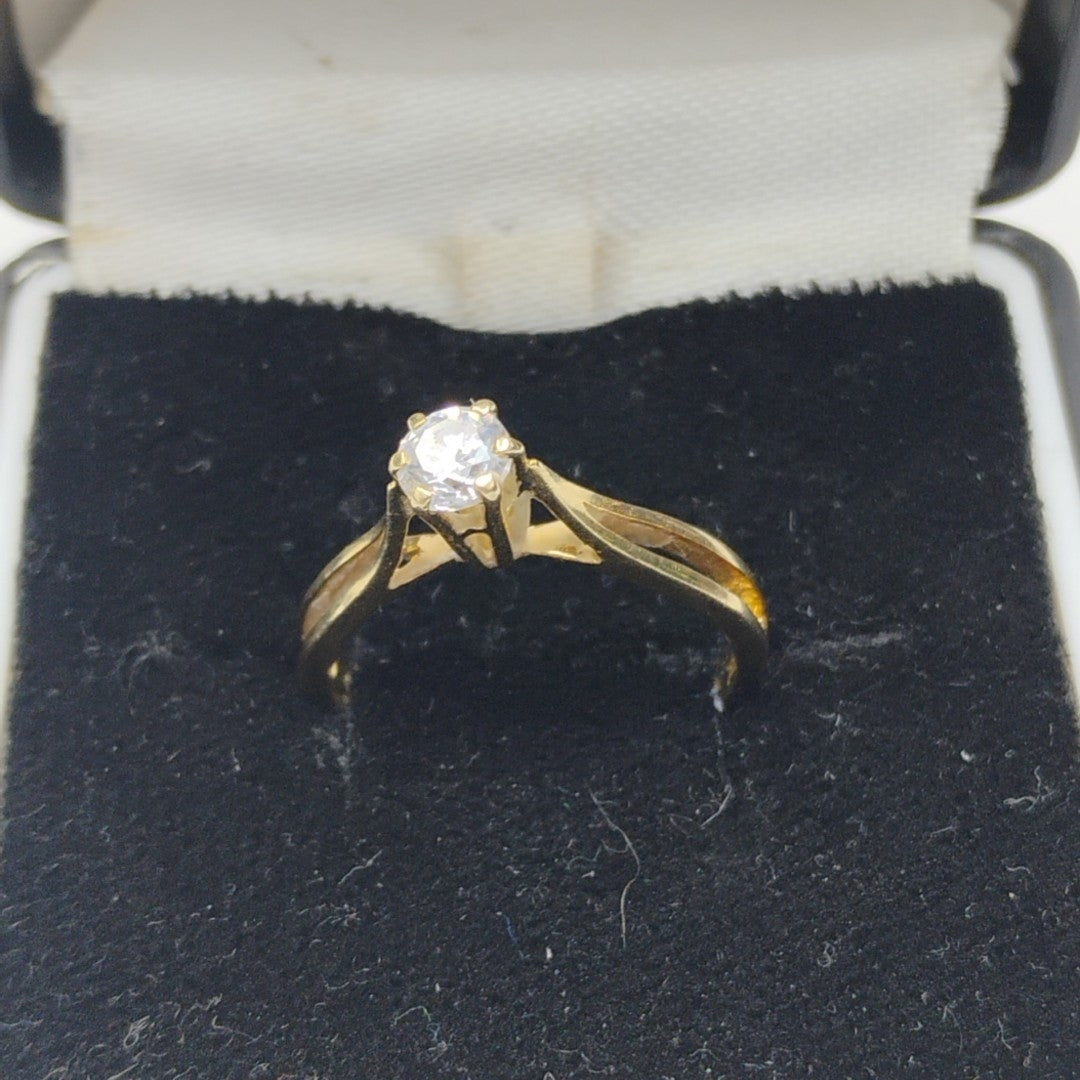 SOLITARIO ORO 14 K 2,50 GRMS (SEMINUEVO)