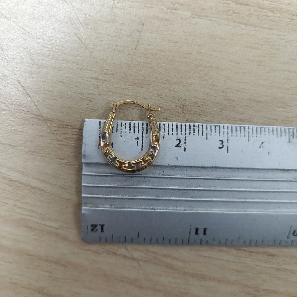 ARRACADAS PAR ORO 14 K 0.5 GRMS (SEMINUEVO)