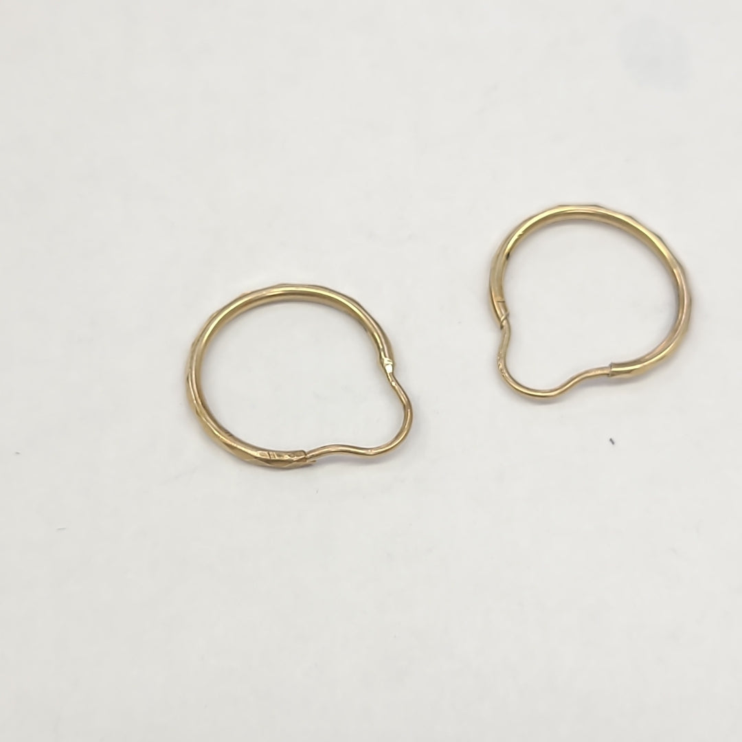 ARRACADAS PAR ORO 10 K 0.9 GRMS (SEMINUEVO)
