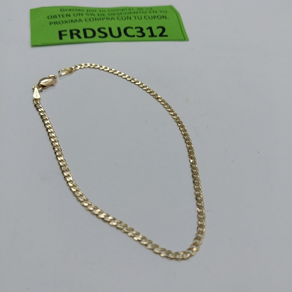 PULSERA BARBADA 14K 21 CM 2.3 GR (NUEVO)