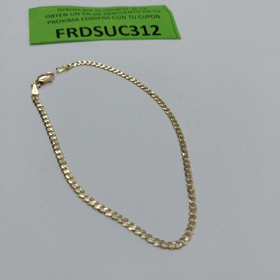 PULSERA BARBADA 14K 21 CM 2.3 GR (NUEVO)