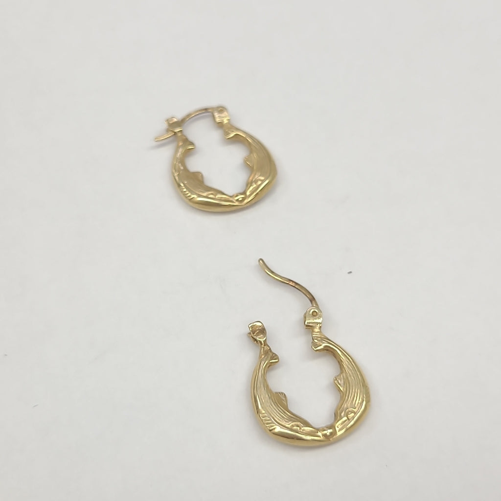 ARRACADAS PAR ORO 14 K 1.4 GRMS (SEMINUEVO)