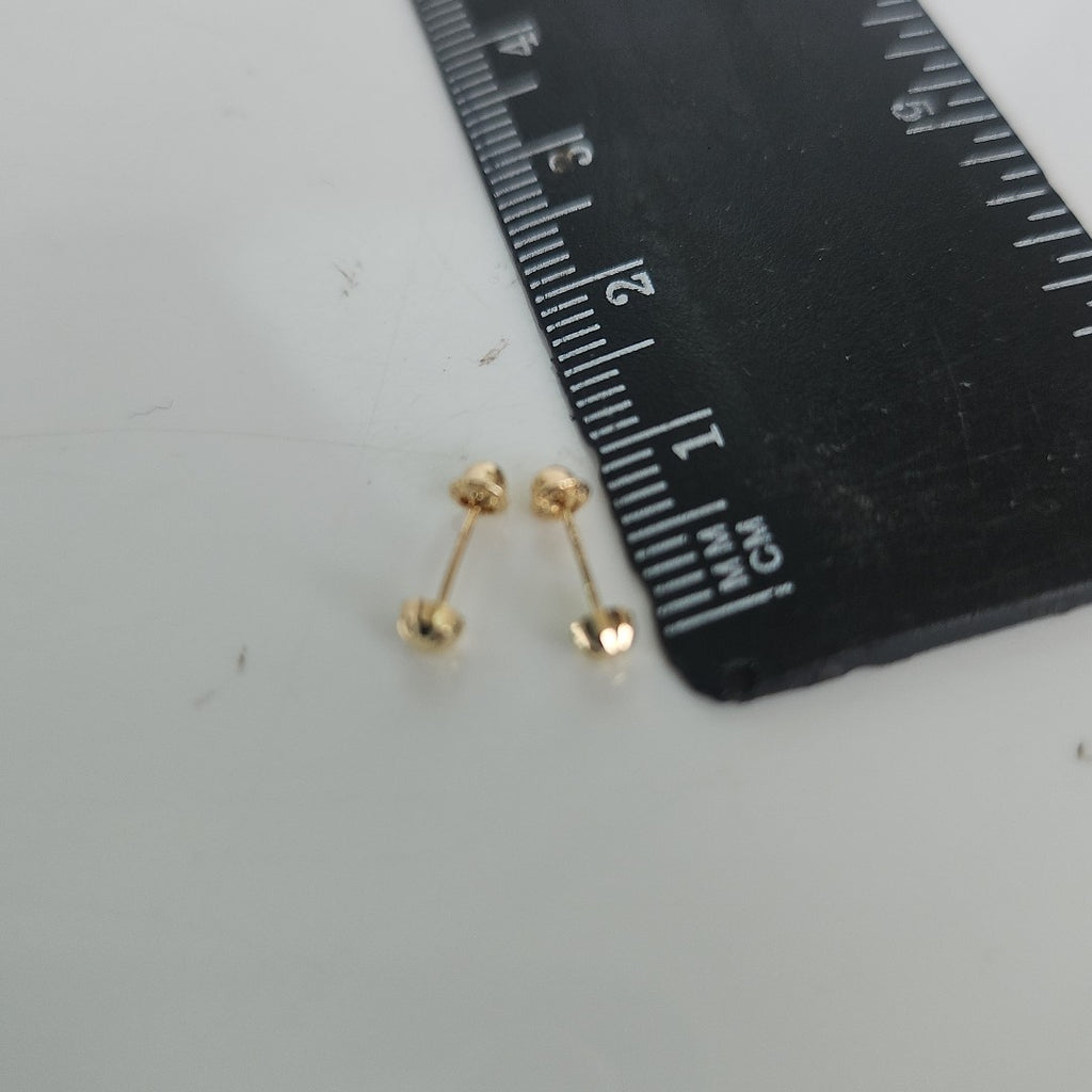 BROQUELES BROQUEL FIG HONGO 14K 0.17 GR (NUEVO)
