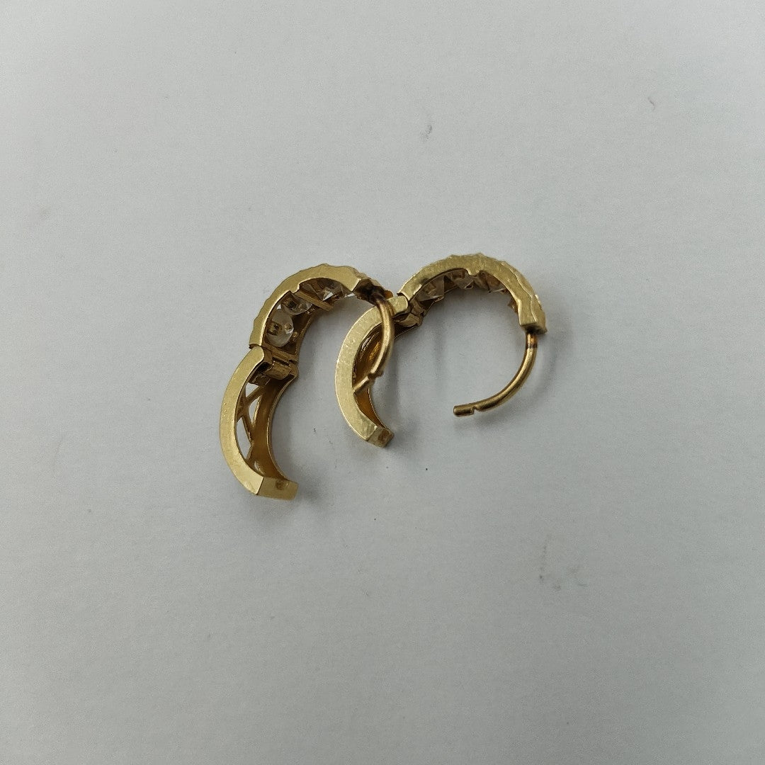 ARRACADAS PAR ORO 14 K 2,10 GRMS (SEMINUEVO)