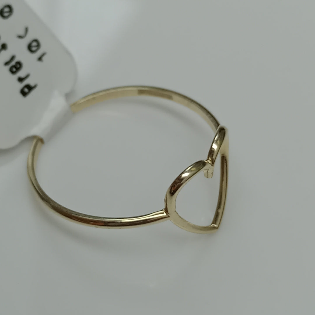ANILLOS ANILLITO FIG CORAZON 10K TALLA 9 0.8 GR (NUEVO)