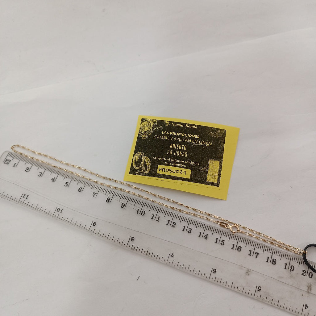 CADENA ORO 14 K 2,00 GRMS (SEMINUEVO)