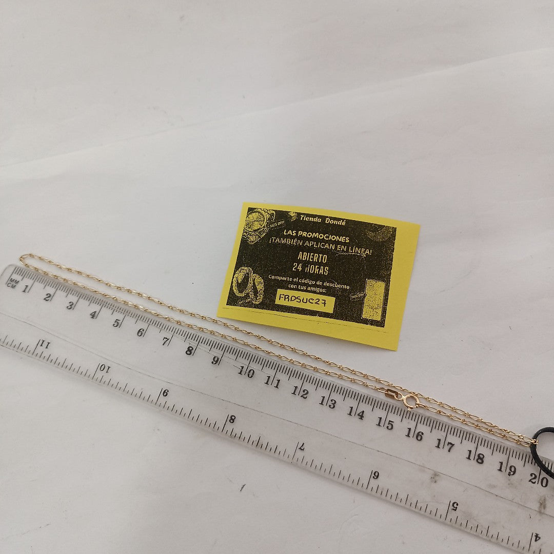 CADENA ORO 14 K 2,00 GRMS (SEMINUEVO)