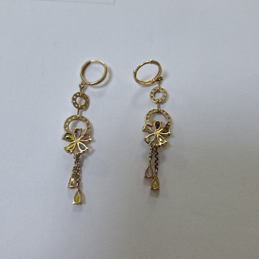 ARETES PAR ORO 14 K 4,50 GRMS (SEMINUEVO)