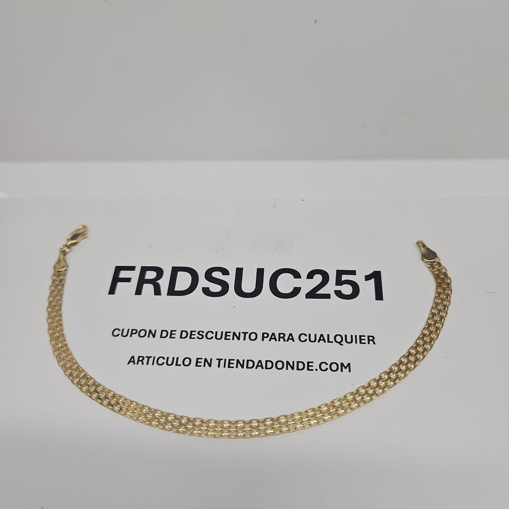 PULSERA ESPECIAL 10K 21 CM 4.4 GR (NUEVO)