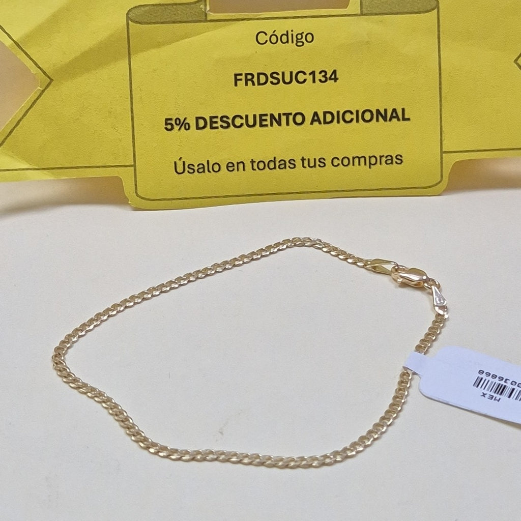 PULSERA BARBADA 14K 21 CM 2.3 GR (NUEVO)