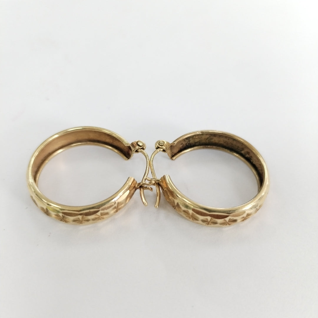 ARRACADAS PAR ORO 10 K 3,00 GRMS (SEMINUEVO)