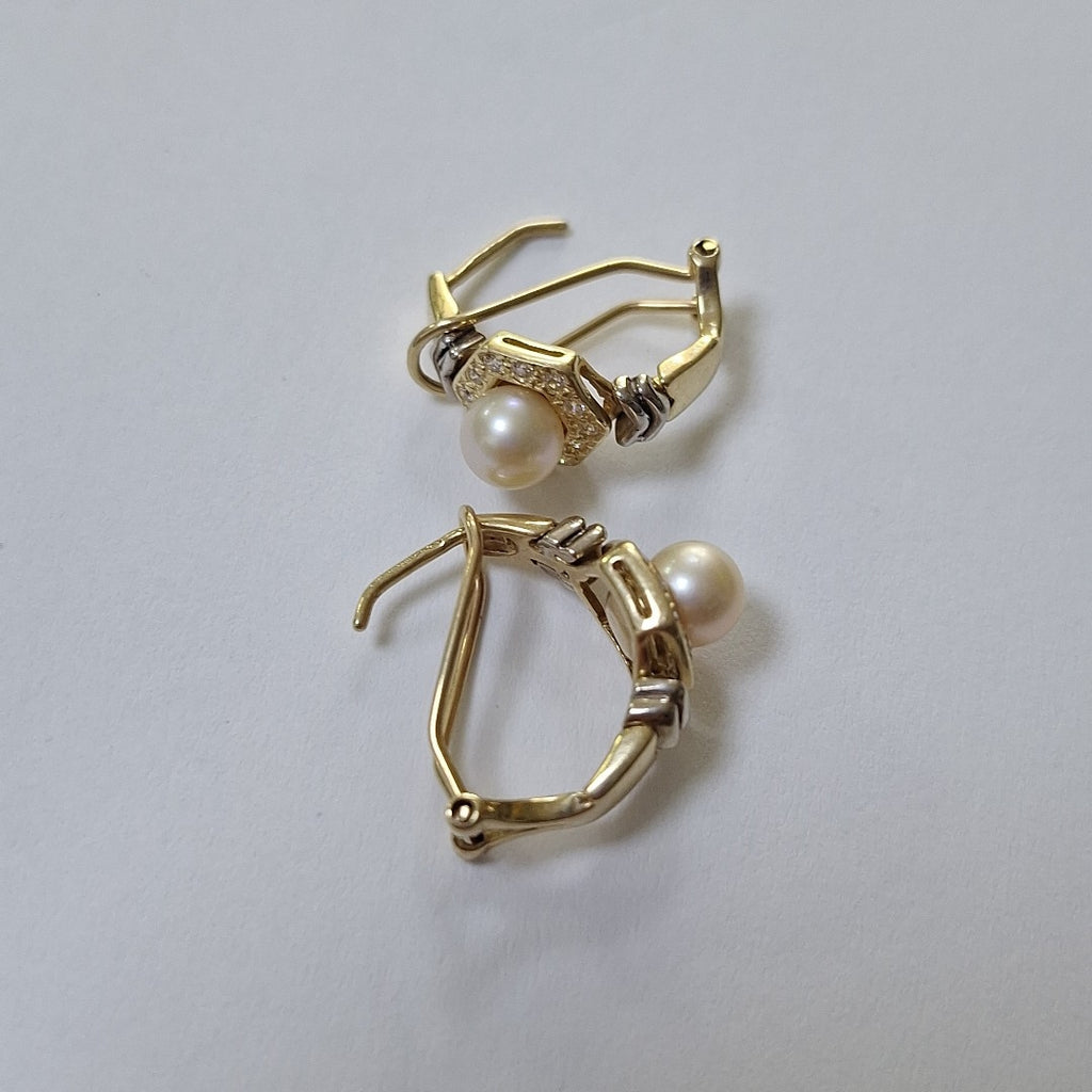 ARETES PAR ORO 14 K 6,10 GRMS (SEMINUEVO)