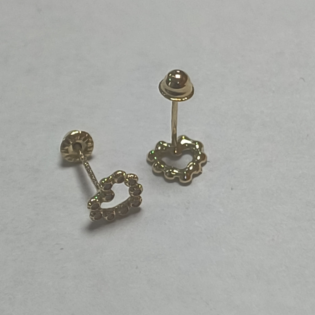 BROQUELES BROQUEL FIG CORAZON 14K 0.23 GR (NUEVO)