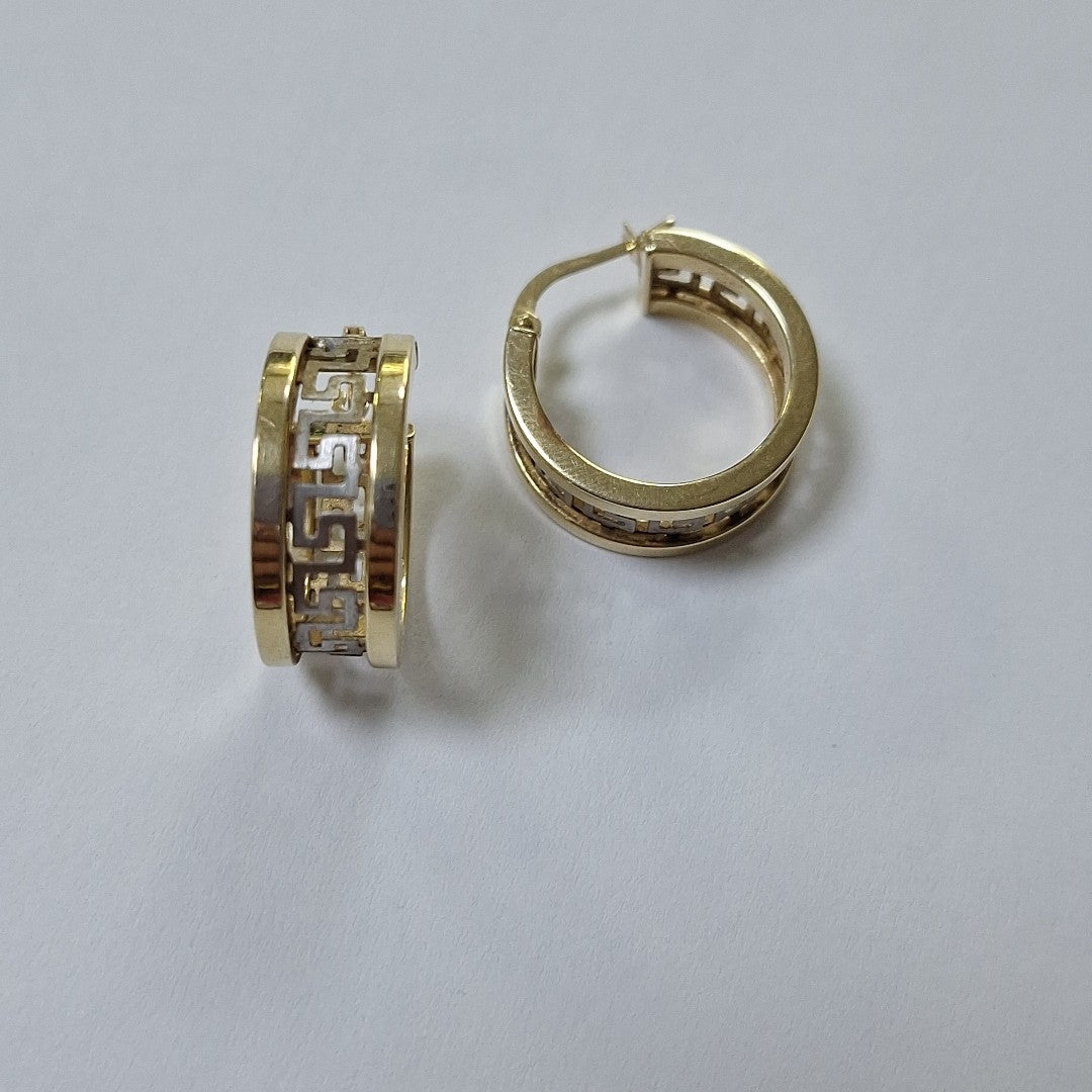 ARRACADAS PAR ORO 14 K 3,60 GRMS (SEMINUEVO)