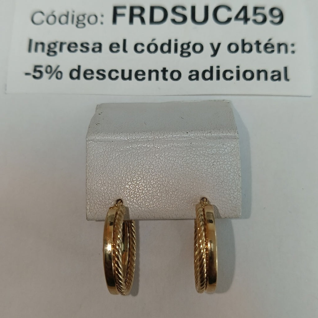 ARRACADAS ORO 14K 1.8 (NUEVO)