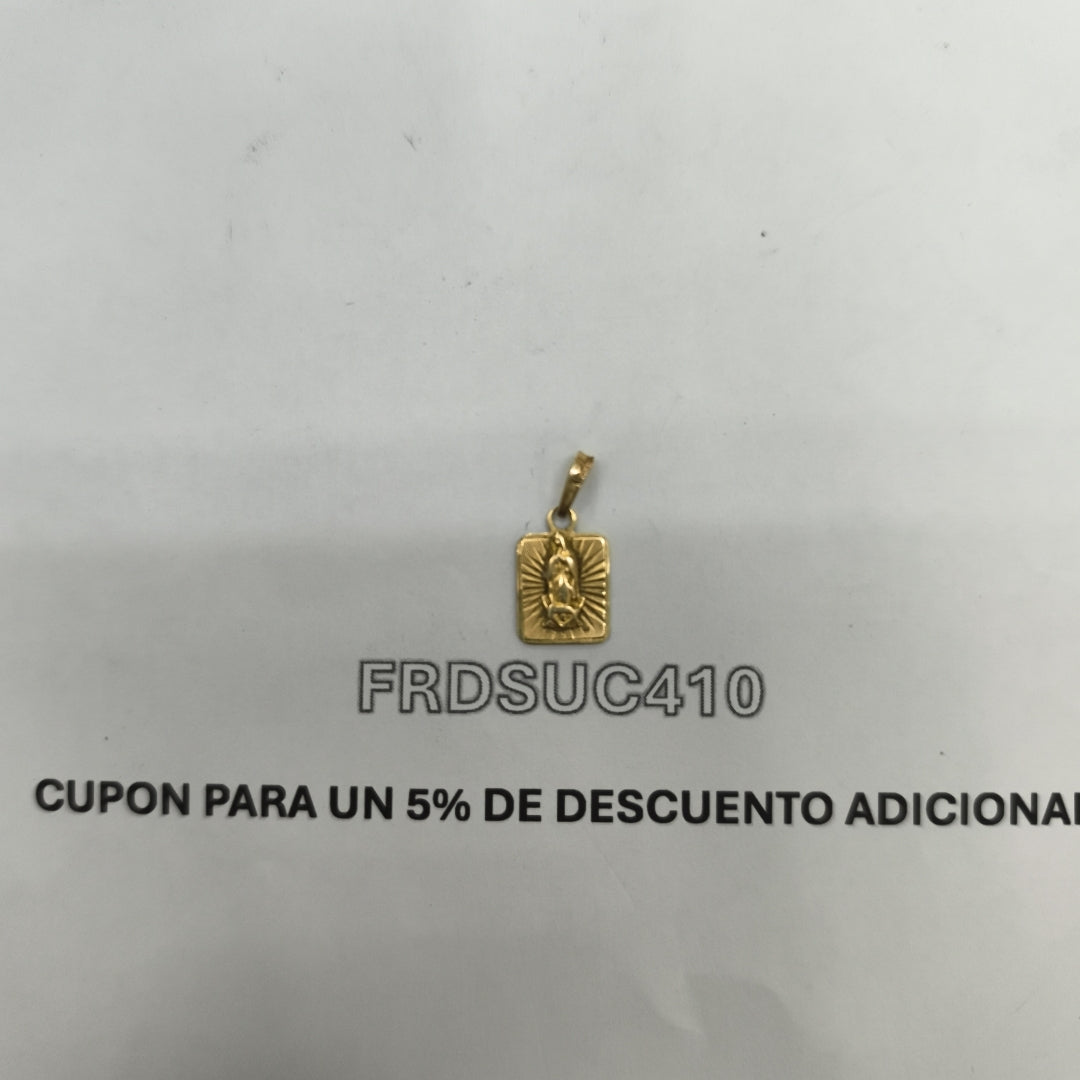 MEDALLA RELIGIOSA ORO 14 K 1 GRMS (SEMINUEVO)