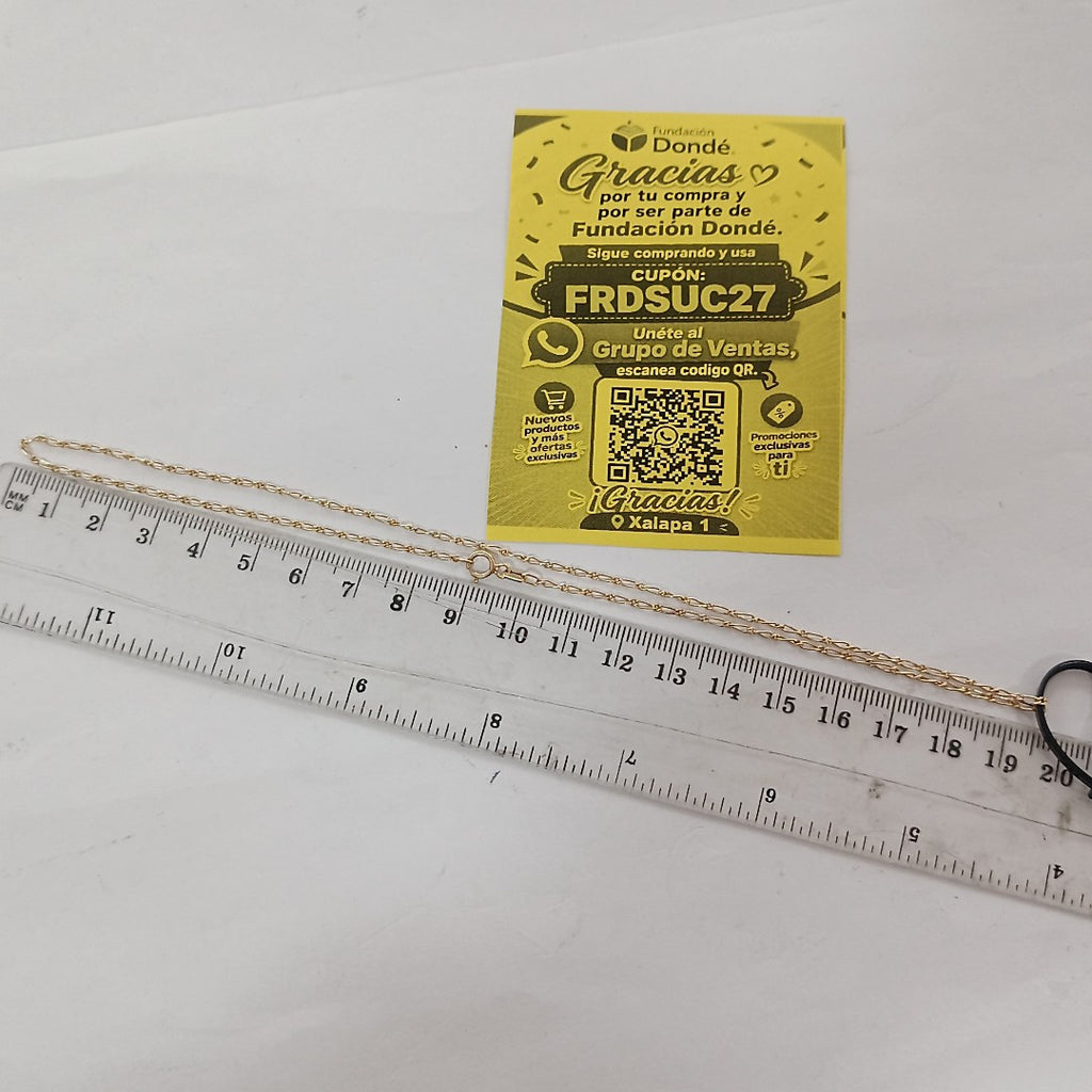 CADENA ORO 14 K 2,00 GRMS (SEMINUEVO)