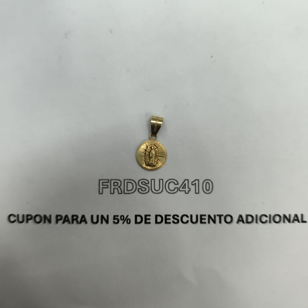 MEDALLA RELIGIOSA ORO 10 K 1,10 GRMS (SEMINUEVO)