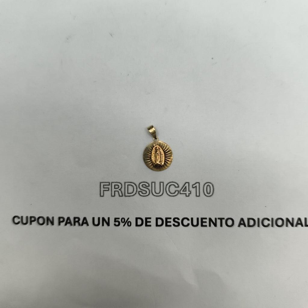 MEDALLA RELIGIOSA ORO 10 K 0,60 GRMS (SEMINUEVO)