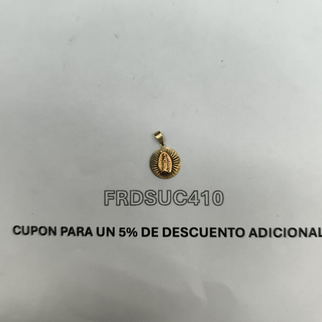 MEDALLA RELIGIOSA ORO 10 K 0,60 GRMS (SEMINUEVO)